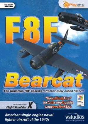 F8F Bearcat for FSX box art