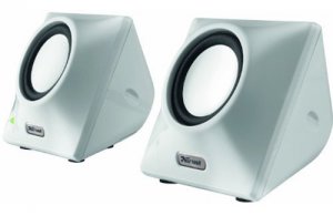 Trust Cone Portable Notebook Speakers - White box art