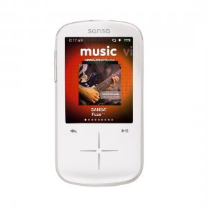 SanDisk Sansa Fuze+ 8GB MP3 Player with FM Radio - White box art