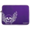 compare prices for Glam Rox Skull Sleeve for 10.2 inch Laptop - Purple on PC