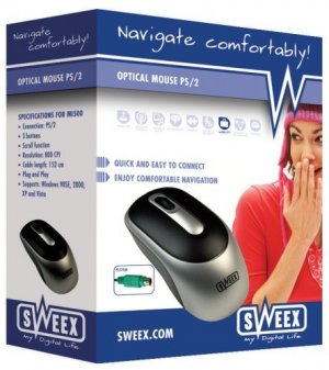 Sweex MI500 Optical Mouse PS/2 Blk box art