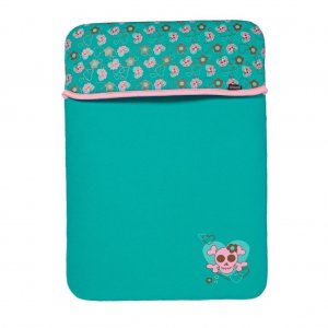 David and Goliath Skully Sleeve for 15.6 inch Laptop - Green box art