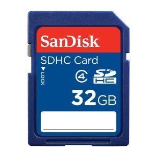 Sandisk 32GB Secure Digital SD Card box art