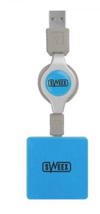 Sweex 4 Port USB Hub - Lagoon Blue box art