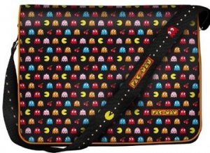 Pac-Man Laptop Messenger Bag up to 15 Inch box art