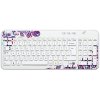 compare prices for Logitech Wireless Keyboard K360 - White Paisley on PC