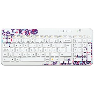 Logitech Wireless Keyboard K360 - White Paisley box art