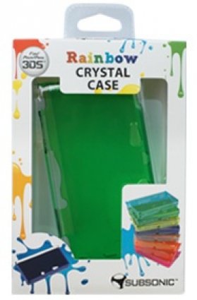 Subsonic Rainbow Crystal Case (Green) box art