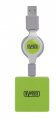 compare prices for Sweex US036 External 4 Port USB Hub - Green on PC