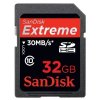 compare prices for SanDisk Extreme 30MB/s Edition - Flash memory card - 32 GB - Class 10 - 200x - SDHC on PC