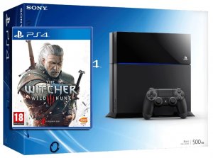 PlayStation 4 Console Witcher 3 Bundle box art