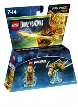 Lego Dimensions Ninjago Fun Pack - Lloyd (Gold Ninja) box art