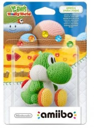 Amiibo Yoshi's Woolly World Collection - Green Yarn Yoshi box art