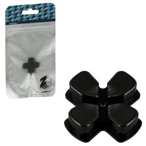 Zedlabz Ps4 Alloy Metal Directional D Pad Arrow Button [jet Black] /ps4 box art