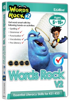 Words Rock V2 For Ages 5 To 15+ box art