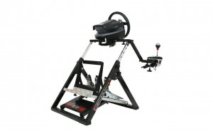 Racing Wheel And Pedal Stand Foldable Racing Wheel And Pedal Stand Foldable box art