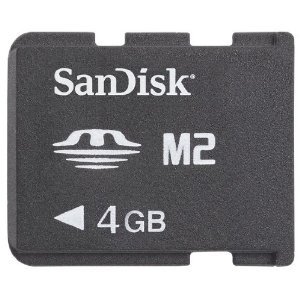 SanDisk 4GB M2 Memory Stick Micro SanDisk 4GB M2 Memory Stick Micro box art