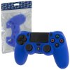 compare prices for Pro Soft Silicone Protective Cover With Ribbed Handle Grip [blue] /ps4 on PS4