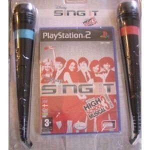 Disney Sing It High School Musical 3 Boxset Includes 2 Microphones (PS2) box art