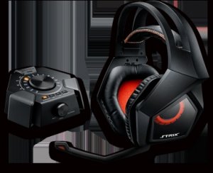 ASUS Strix DSP Gaming Headset with 7.1 Virtual Surround USB Audio Station for PC/PS4/Xbox/Mac box art