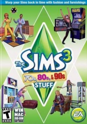 Sims 3: 70s 80s  And  90s Stuff Pack box art