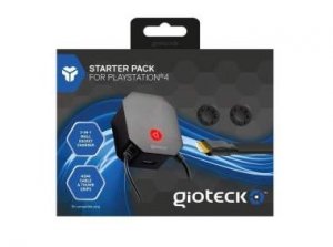 Gioteck - Starter Pack: Cargador USB HDMI 4K 2 Grips box art