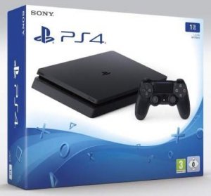 Sony PlayStation 4 Slim 1TB console black box art