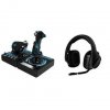 compare prices for Logitech - G Saitek Pro Flight X56 Rhino and G533 Headset on PC