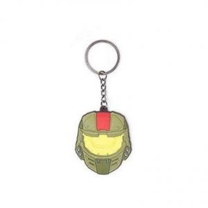 Bioworld Halo Wars 2 Mask Pendant Rubber Keychain Keyring 16 cm box art