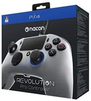 PS4 Nacon Revolution Pro Controller - Silver box art