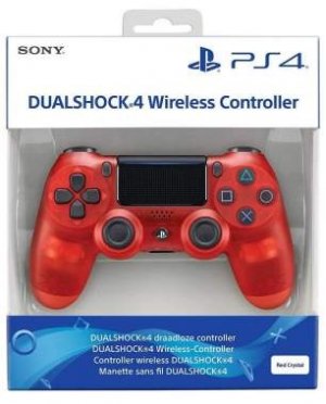Sony PlayStation Dualshock 4 Wireless Controller (Translucent Red) box art