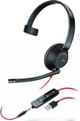 Plantronics Blackwire C5210 Mono USB PC Gaming Headset Noise-Cancelling Mic box art