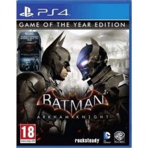 Batman: Arkham Knight - Game Of The Year Edition [PS4 Superhero Action Games] box art