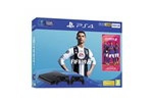 FIFA 19 500GB PS4 Bundle - with second DUALSHOCK 4, FIFA 19 Ultimate Team Icons and Rare Player Pack box art