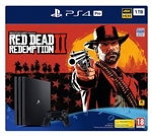 PS4 PRO and Red Dead Redemption 2 box art