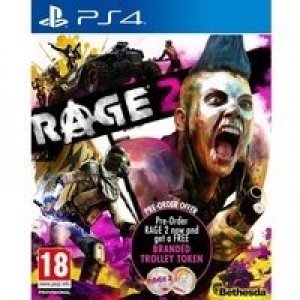 Rage 2 PS4 Game (with Trolley Token) box art