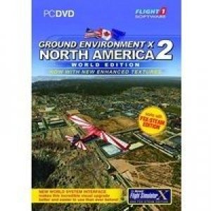 Flight Simulator X Ground Environment N. America 2.0 box art