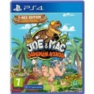 New Joe & Mac: Caveman Ninja - T-Rex Edition box art