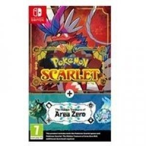 Pokemon Scarlet +The Hidden Treasure of Area Zero DLC (Switch) box art